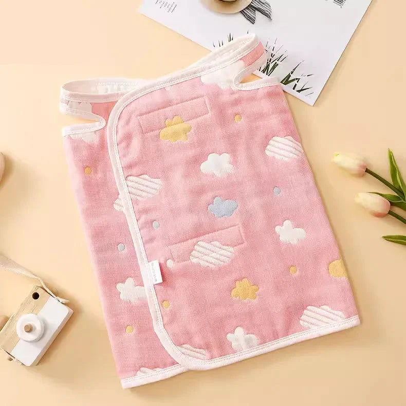 Baby sleeping bag cotton gauze anti-kicking quilt