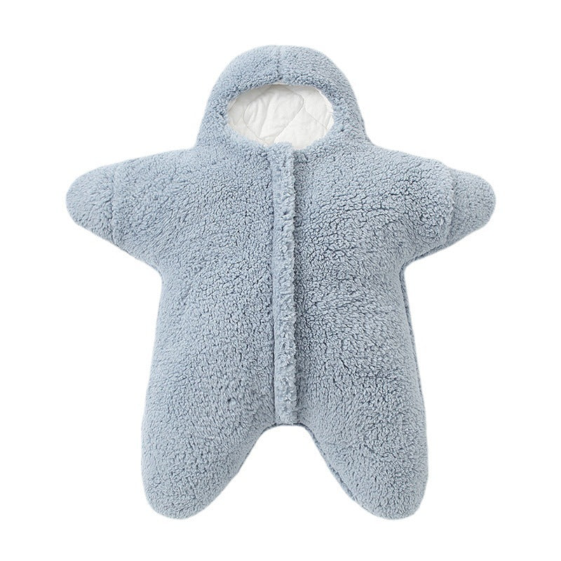 Baby Starfish Shaped  Thickened Fleece Sleeping Bag